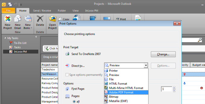 Project Reporting