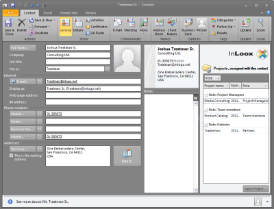 <b>Quick Access Panels</b> – Cross-link information the smart way.
