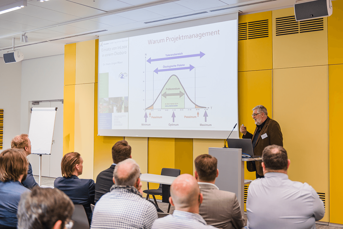 Dr. Klaus-Jürgen Maier at InLoox Insider Day in 2019 ©InLoox GmbH