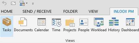 Task view Ribbon
