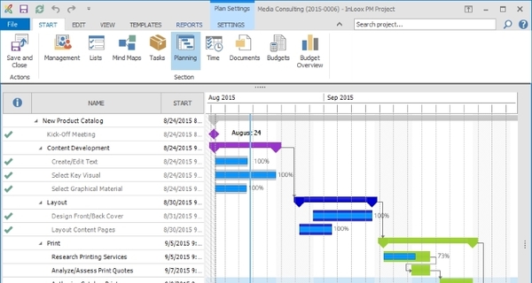 InLoox 9 for Outlook Planning 