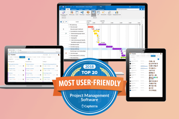 InLoox is one of the 20 Most User-Friendly PM-Software 2018
