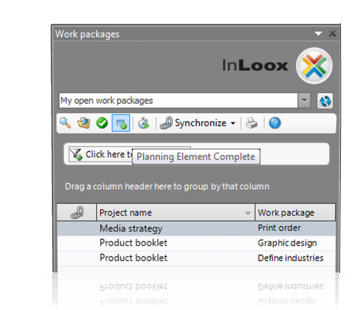 Complete planning element - InLoox PM 7.5