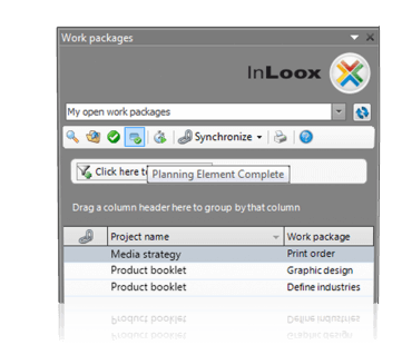 Complete planning element - InLoox PM 7.5