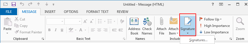 Create a Signature for Professional E-Mail Communication