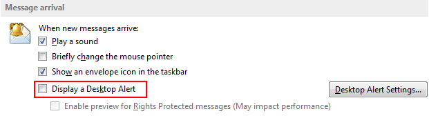 Boost Your Productivity at Work - Turn off the Incoming Message Alert