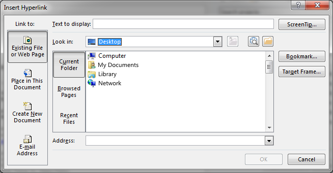 Editing a Hyperlink in Microsoft Outlook Messages