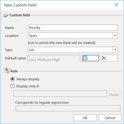 New custom field