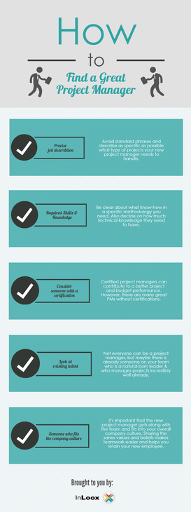 [INFOGRAPHIC] How to find a great Project Manager