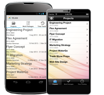 InLoox Mobile Apps