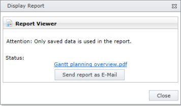 InLoox now! - Send reports as e-mail