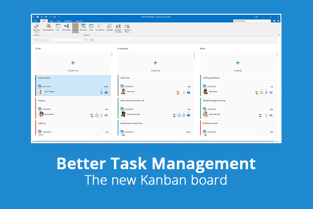 Better task management: The new Kanban board