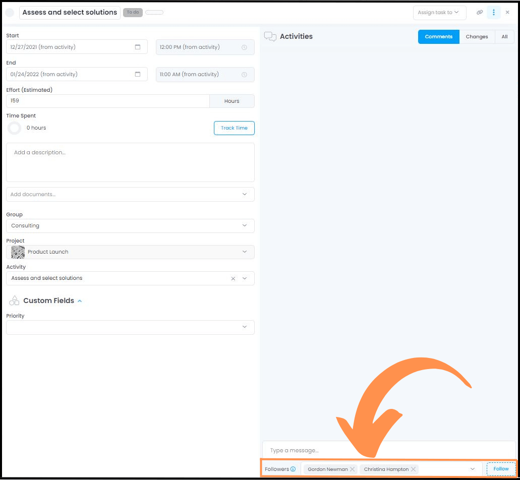 Stay up to date with the InLoox Follower-Function