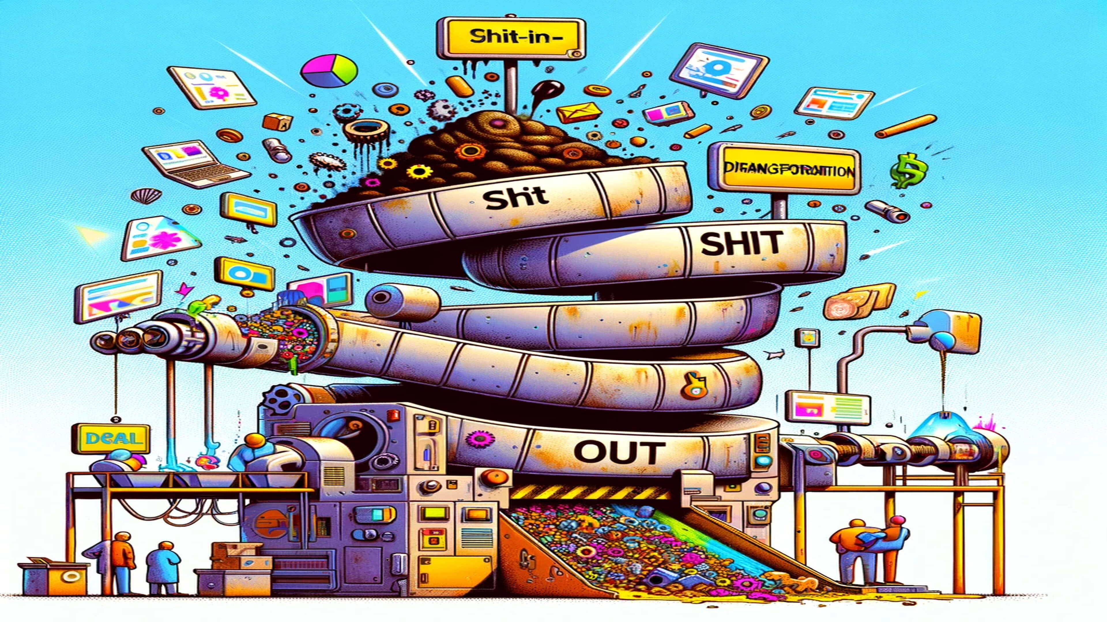 Shit-in-Shit-out Principle in Process Management
