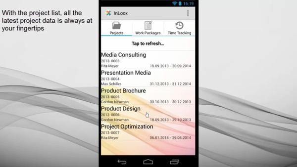 Tutorial: InLoox Mobile App for Android