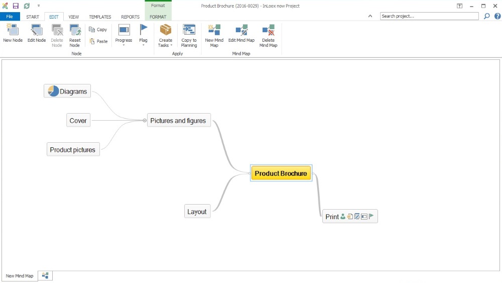 Video Tutorial: How to Create a Plan-based Mind Map with InLoox 9 for Outlook