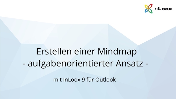 Erstellen einer Mindmap (aufgabenorientiert) - InLoox 9 für Outlook