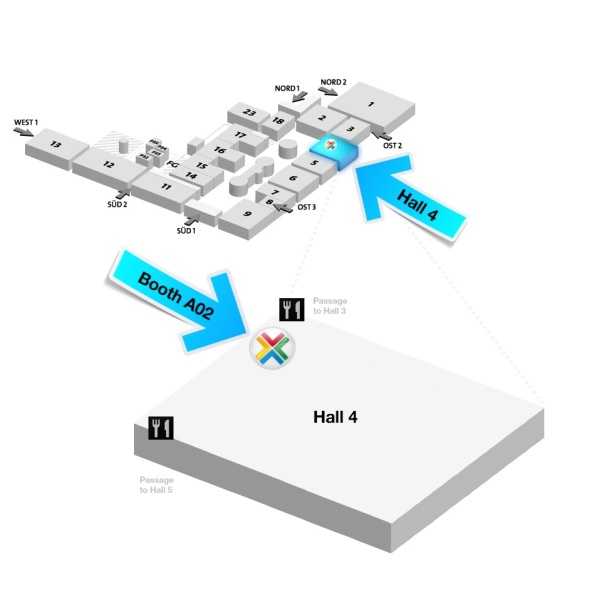 InLoox at CeBIT 2013 - Map of grounds