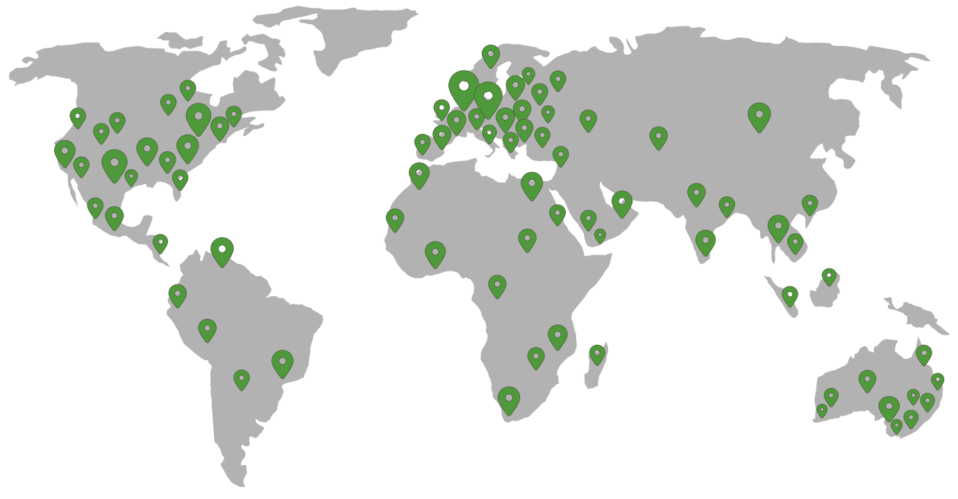 More than 6,000 customers in over 60 countries already use InLoox