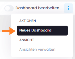 Neues Dashboard