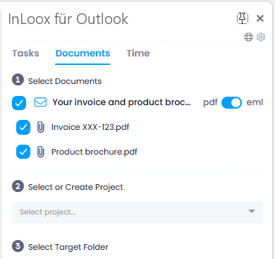 Save emails in .eml file format