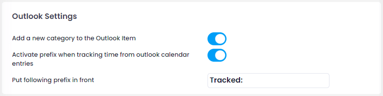 Outlook Settings